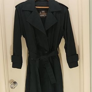 London Fog Towne Trench - Hunter Green